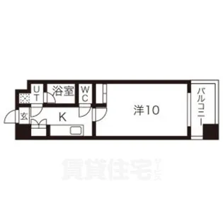 プラネシア星の子山科三条【8階】の間取り
