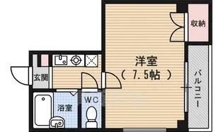 アモンドエル【5階】の間取り