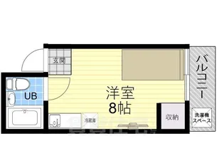 HACOSU平野本町【4階】の間取り