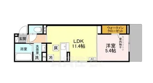 Noble Terrace 中山手【1階】の間取り