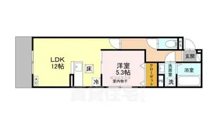 Noble Terrace 中山手【1階】の間取り