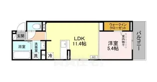 Noble Terrace中山手【2階】の間取り