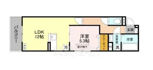 Noble Terrace中山手【2階】の間取り