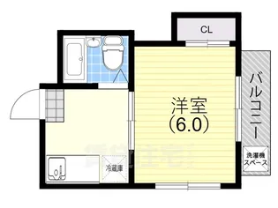 ドミトリー板宿【403号室】の間取り