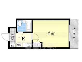 リーガル塚本1【7階】の間取り