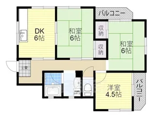 中村マンション【2階】の間取り