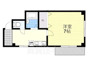 ボヌールK【205号室】の間取り