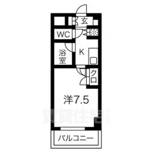 フォーシーズン【7階】の間取り