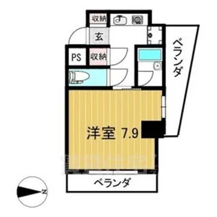 リブローネ南山【3階】の間取り