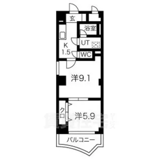 ヴァンキッシュ【10階】の間取り