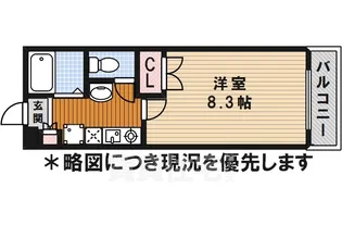 ヒルズ川名【205号室】の間取り