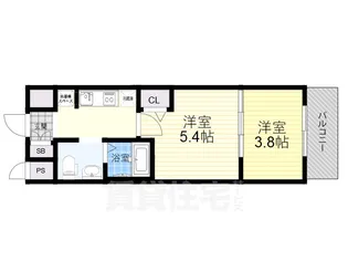 MJC大阪リベルテ【6階】の間取り