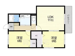 シス・メゾン【2階】の間取り