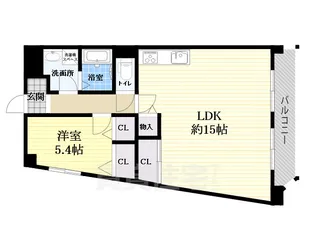 紀ノ国屋2【3階】の間取り