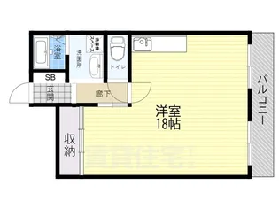 サンハイツフジイデラ【3階】の間取り