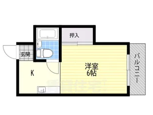 ヒルズ立花【3階】の間取り