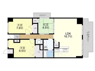 ロフティ少路【2階】の間取り