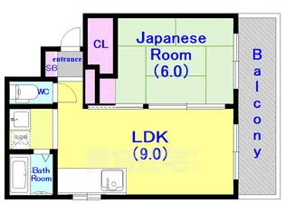 マンション中村【3階】の間取り