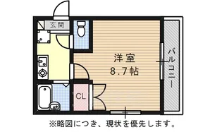 ヒルズ山花【302号室】の間取り