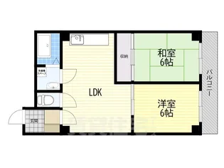 ネオライフ枚方【11階】の間取り