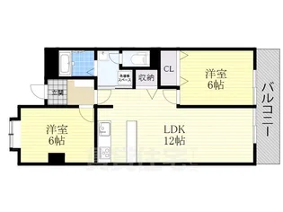 レジデンス明日香【2階】の間取り