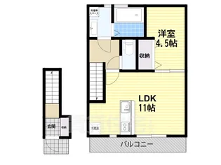 プチメゾン有井【2階】の間取り