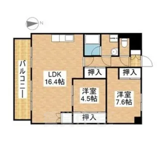第二小島ビル【4階】の間取り