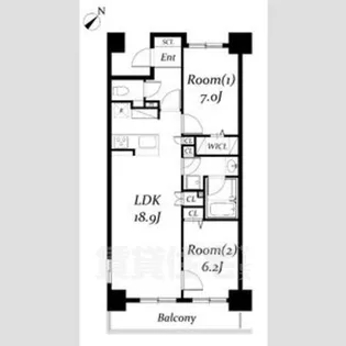 ロイヤルパークス千種【6階】の間取り
