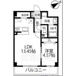 GRANDUKE徳川【6階】の間取り
