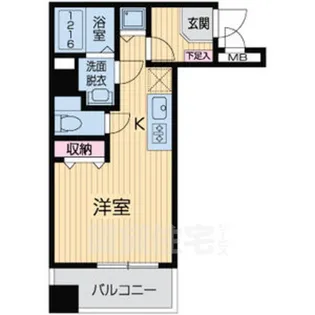 グラマシー京都【9階】の間取り