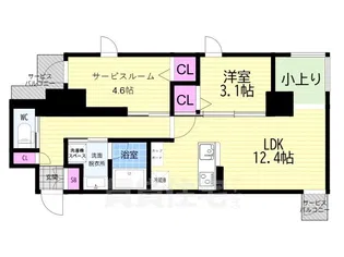 STANDZ京都二条【2階】の間取り
