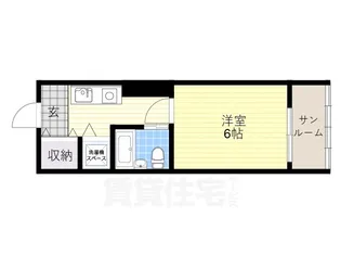 メランジュ天王寺東【3階】の間取り