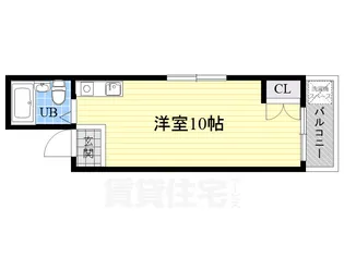 都島ハイツ【3階】の間取り
