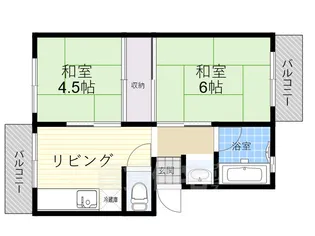 新森パークハイツ【1階】の間取り