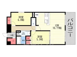 パラドール:Y【8階】の間取り