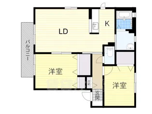 DAIKENN浜寺南町 I棟【2階】の間取り