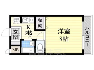 グレースメゾン本町【1階】の間取り
