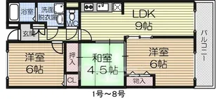 雅マンション【105号室】の間取り