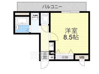 サンコークレアール【6階】の間取り