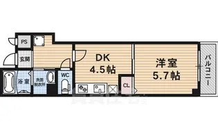 ワイズコート【5階】の間取り