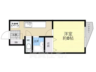 北口ハイツ1【2階】の間取り