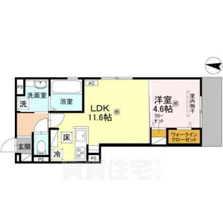 エスポワメゾン烏丸北大路【1階】の間取り