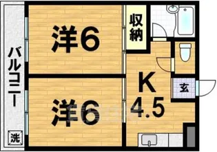 メゾンLee【2階】の間取り