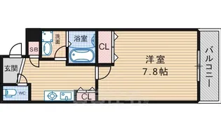 クレアーレ・カンノン【3階】の間取り