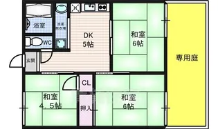 坂本ハイツ【1階】の間取り