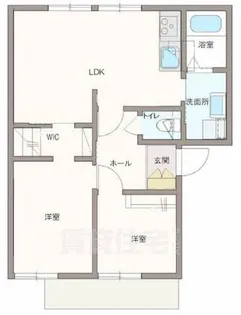 ハーモニーハイツ萩の台【1階】の間取り