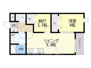 EIJU加島A【2階】の間取り