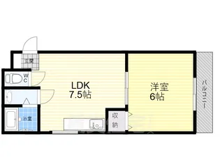 富士マンション【103号室】の間取り