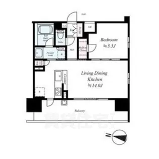 プレサンスロジェ栄【4階】の間取り