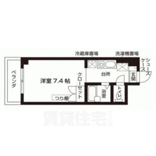 プリマード御陵【3階】の間取り